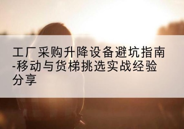 龙山移动式升降机怎么选-工厂采购升降设备避坑指南-移动与货梯挑选实战经验分享